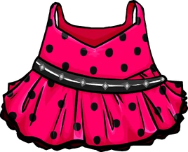 Pink Polka-dot Dress