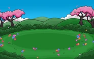 The Easter Egg Hunt location.