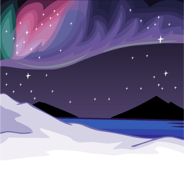 Aurora Background