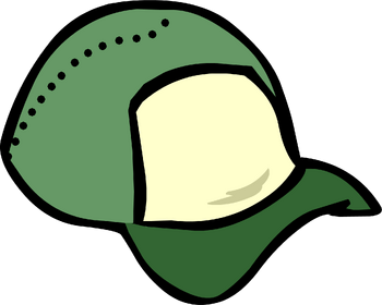 Green Ball Cap