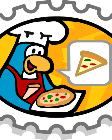 Pizza Waiter Stamp Club Penguin Rewritten Wiki Fandom - roblox pizza party wiki