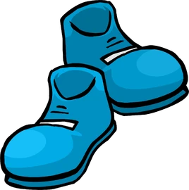 Blue Clown Shoes