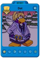 Dot's Fashion Party and Noir Party Player Card.