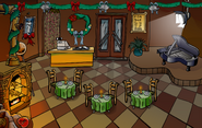 Holiday Party 2021 Pizza Parlor construction
