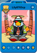 Lily8763cp Player Card - Early April 2019 - Club Penguin Rewritten