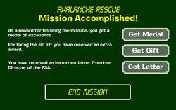 PSA Mission 4: Avalanche Rescue, Club Penguin Rewritten Wiki