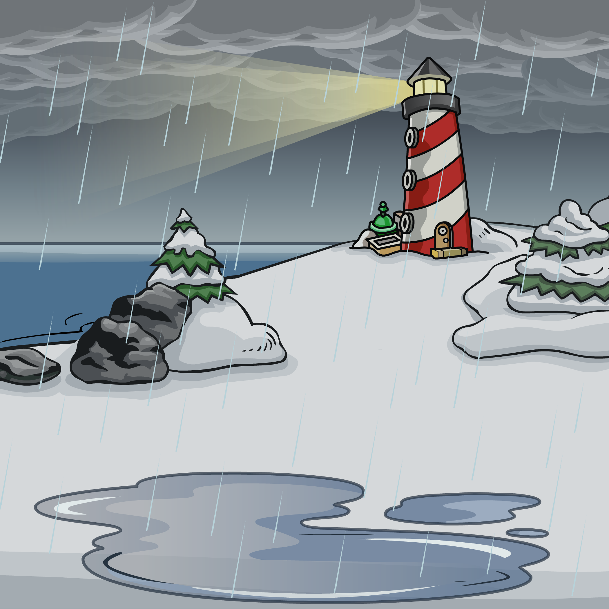 Rainy Day Background | Club Penguin Rewritten Wiki | Fandom