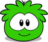 Green Puffle Doll