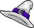 White Blizzard Wizard Hat