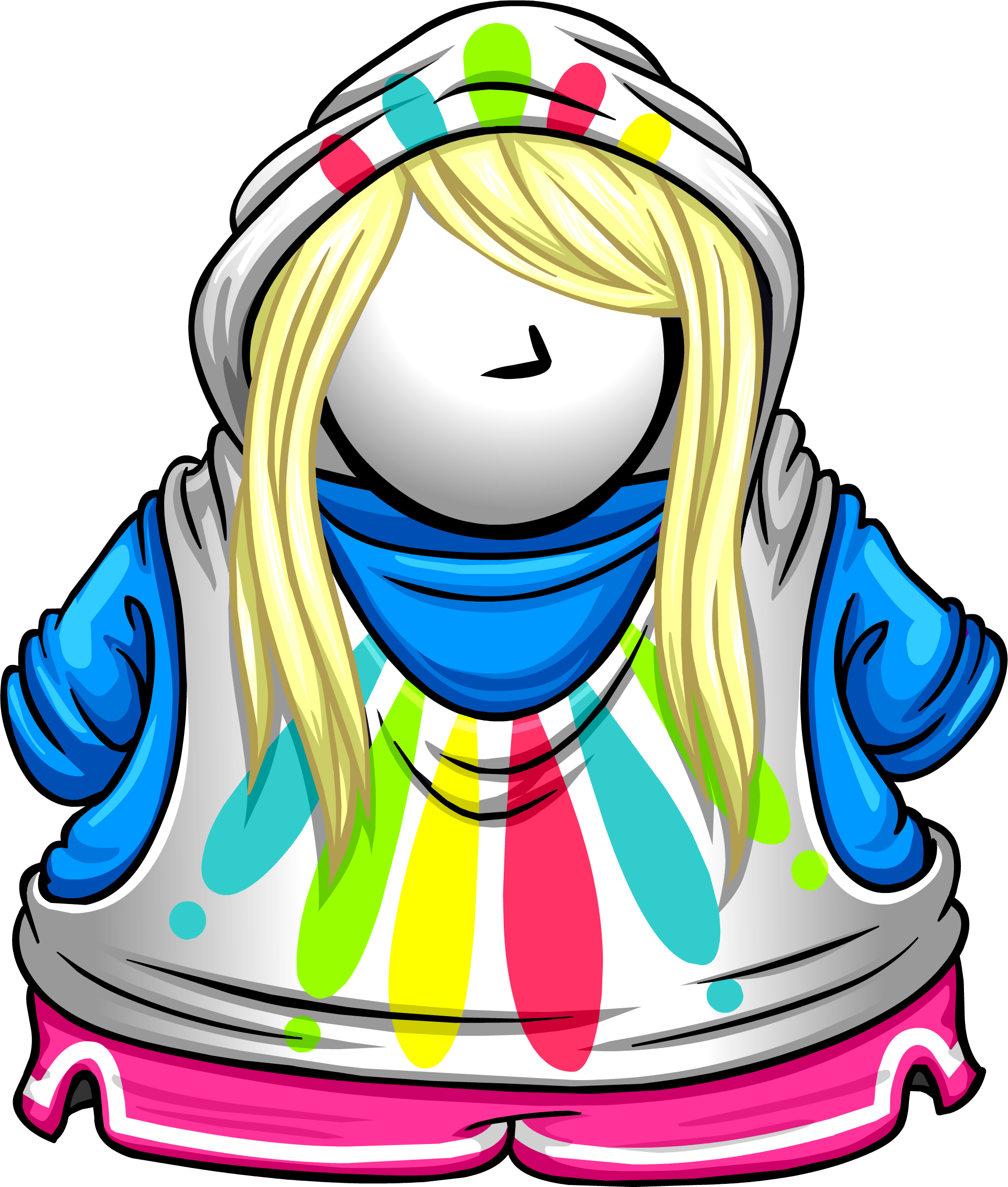 Color splash hoodie on sale