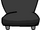 Black Plush Chair
