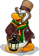 As seen in the December 2017, December 2018, and December 2019 Costume Trunk catalogs, along with the Monocle, Tri-color Scarf, Humbug Coat, and Iron Lantern.
