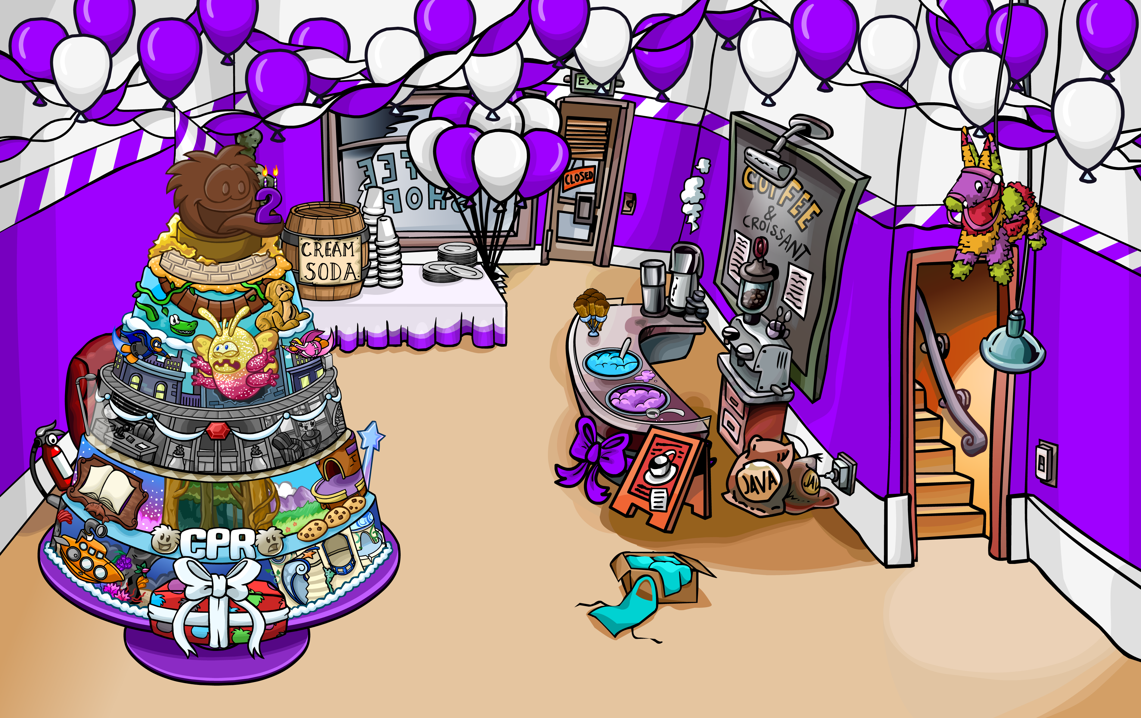 2nd Anniversary Party | Club Penguin Rewritten Wiki | Fandom