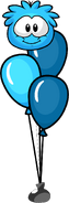 The blue puffle balloon seen during the Puffle Party 2022.