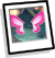 Pink Fairy Background Icon