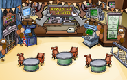 The brown puffle domain during Puffle Parties.