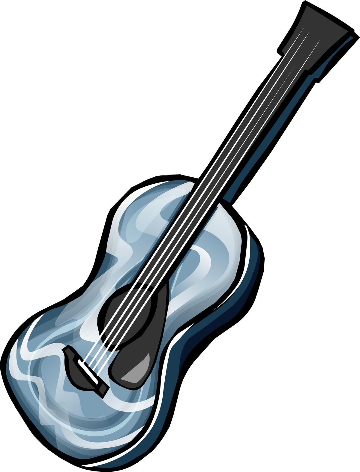 Oil Slick Guitar | Club Penguin Rewritten Wiki | Fandom