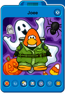 Joee Player Card - Mid January 2020 - Club Penguin Rewritten