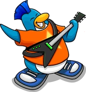 The Spikester Penguin.png (894 KB) As seen in the Penguin Style Mar'17 catalog, along with The Spikester, Star T-Shirt, and Black Electric Guitar.