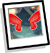 Red Fairy Background Icon