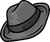 Gray Fedora
