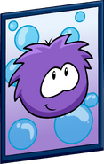 Purple Puffle Poster sprite 001