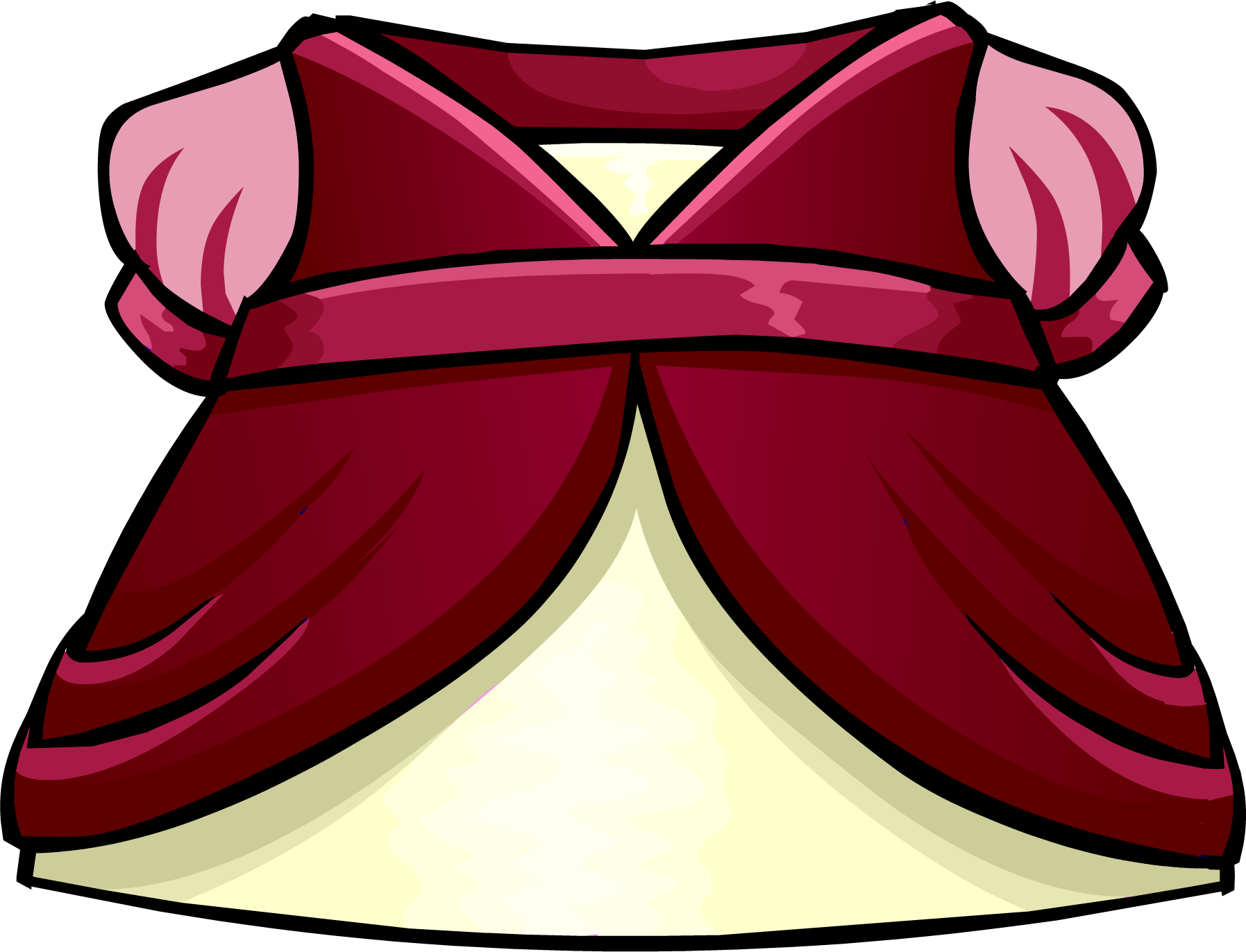 Ruby Princess Dress Club Penguin Rewritten Wiki Fandom - pink roblox princess dress