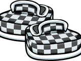 Black Checkered Shoes