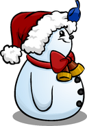 Santa Hat Snowman sprite 007