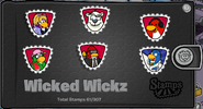 Wicked Wickz's Stamp Book.