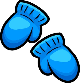 Blue Mittens
