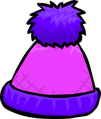 Pink and Purple Toque