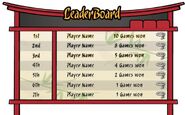 Cancelled leaderboard idea