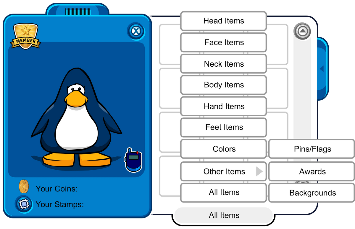 Inventory | Club Penguin Rewritten Wiki | Fandom