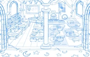 Concept art of the School during the Medieval Party 2020 1.