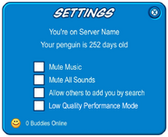 The seventh Settings window