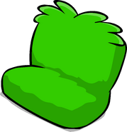 Fuzzy Green Couch sprite 012