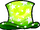 Green Cosmic Hat