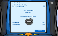 Total coins earned (excluding time bonus) when you fully complete the game.