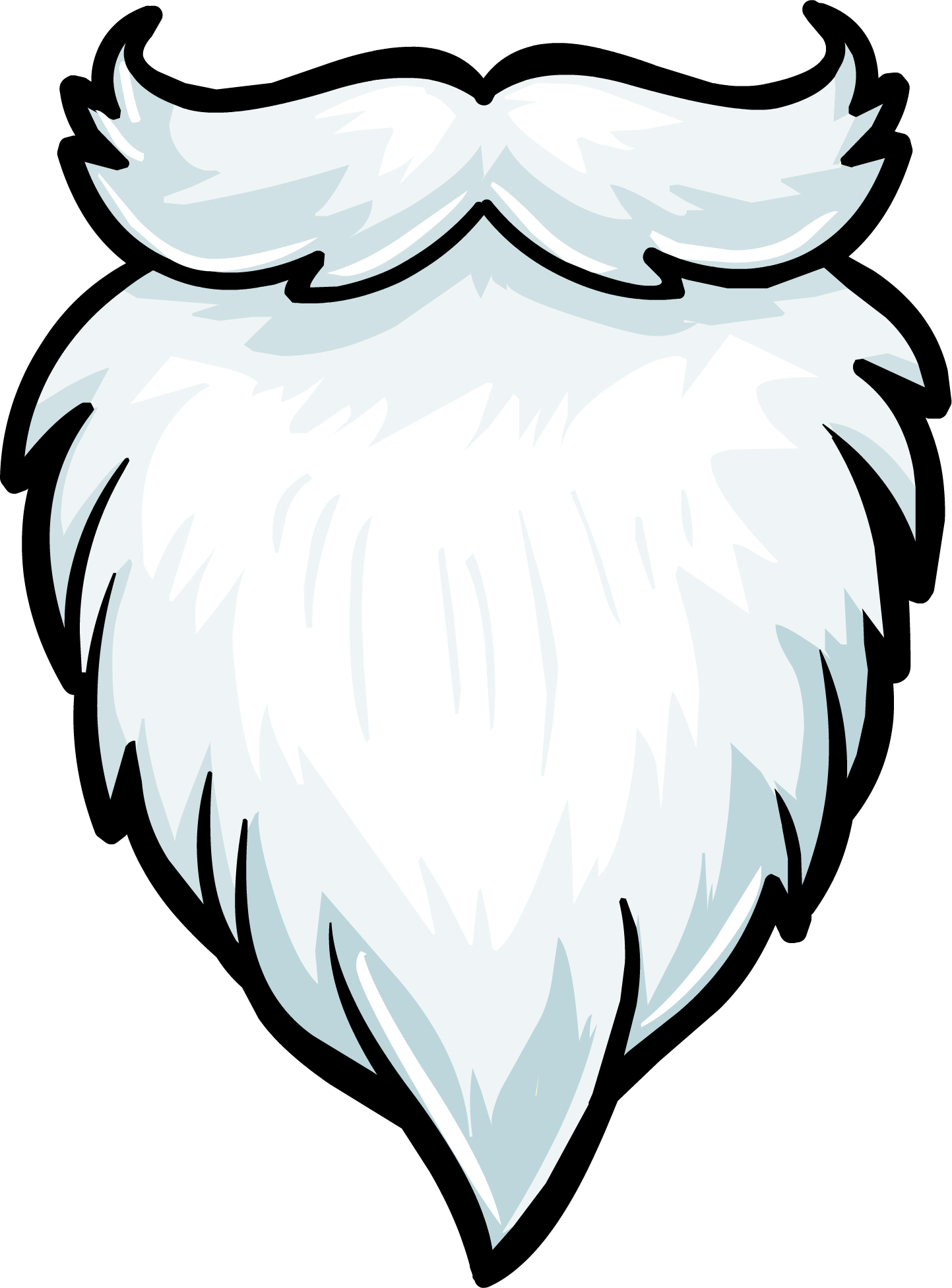 white beard png