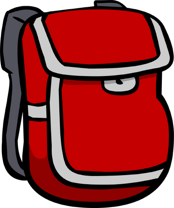 Elevator Bliv slutningen Red Backpack | Club Penguin Rewritten Wiki | Fandom