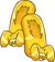 Gold Bunny Slippers