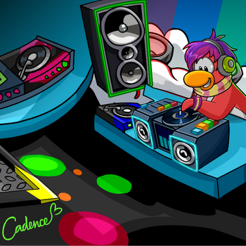 Aurora Background, Club Penguin Rewritten Wiki