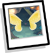 Yellow Fairy Background Icon