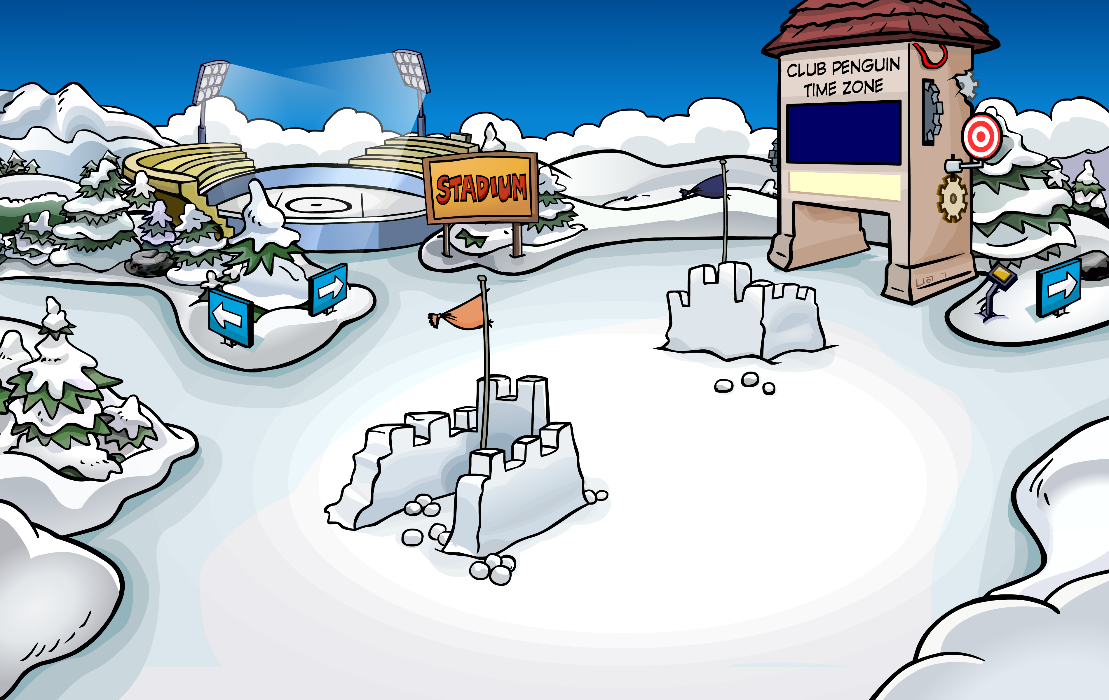 CP Rewritten: Fashion Party Rooms Information – Club Penguin Mountains