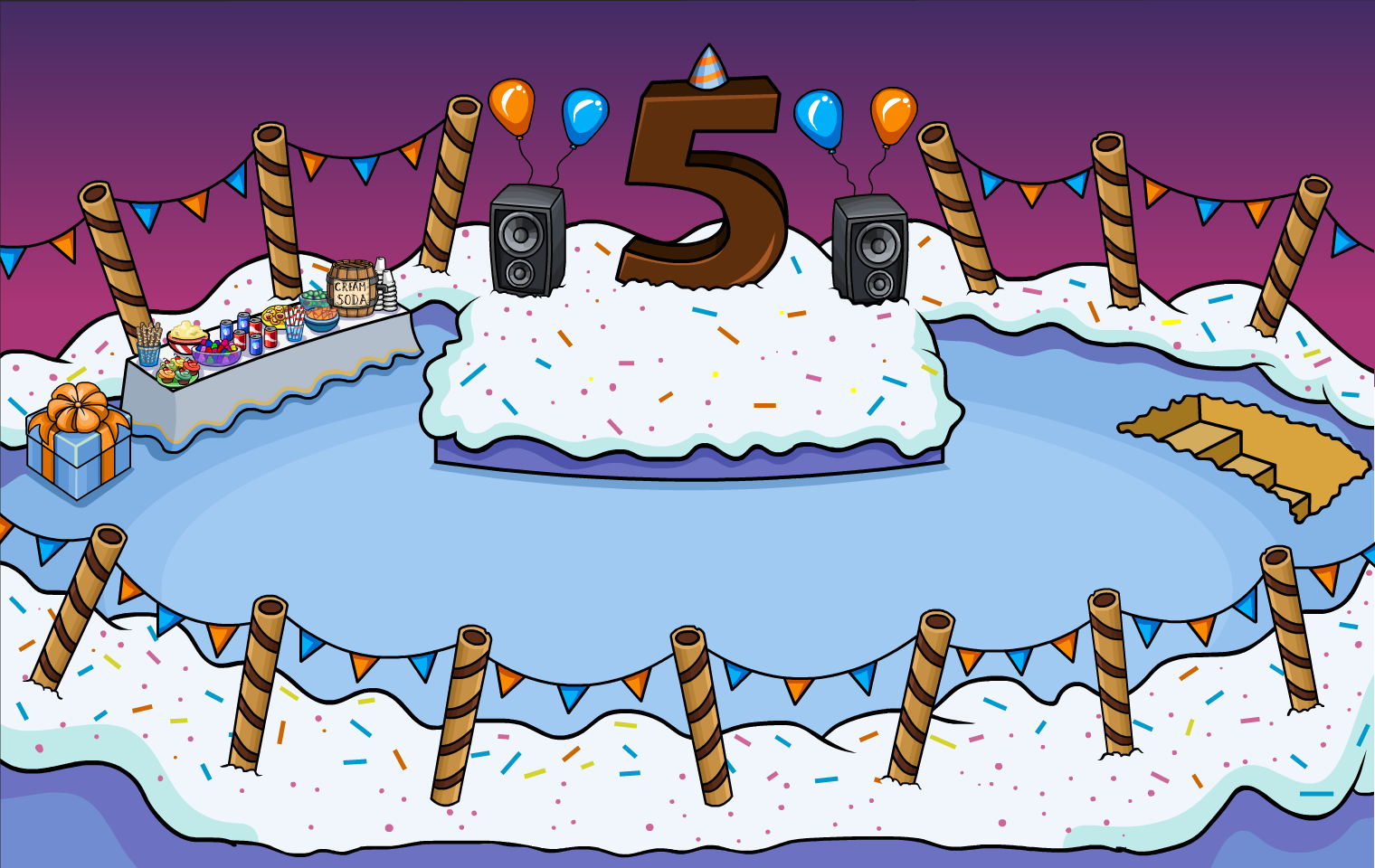 CP Rewritten: Fashion Party Rooms Information – Club Penguin Mountains