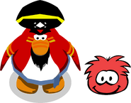 Rockhopper during the Island Adventure Party: Festival of Fruit in-game.