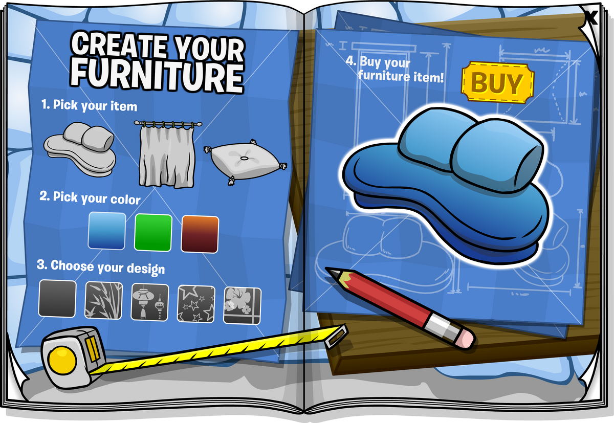 Custom Furniture Club Penguin Rewritten Wiki Fandom