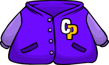 Purple Letterman Jacket