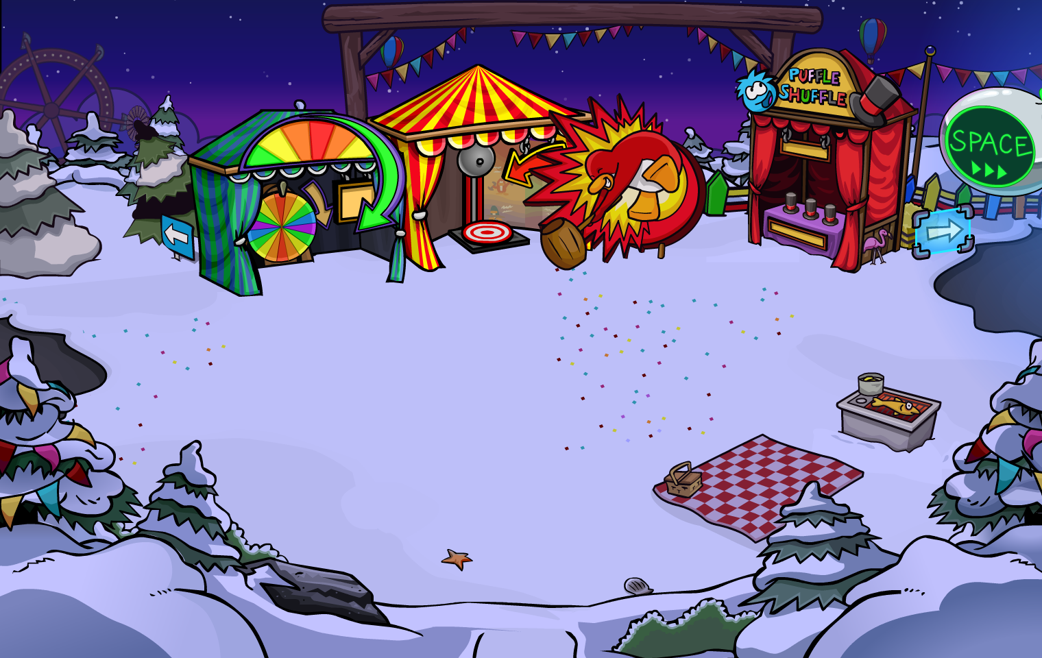 Club Penguin Rewritten on X: One of our main rooms for the upcoming  Hollywood Party! ⭐️  / X